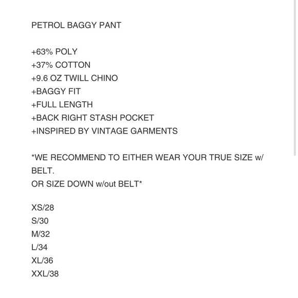 Elwood Petrol Baggy Pant - Picture 7 of 7